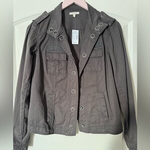 Maurices Gray Utility Jacket, Small, NWT